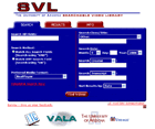 Searchable Video Library search interface.