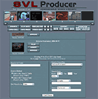 SVL Producer web interface.